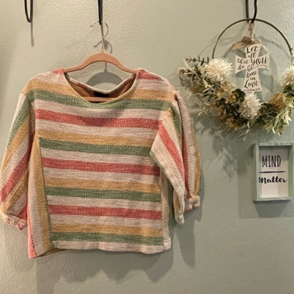 Anthropologie current air sweater size Small